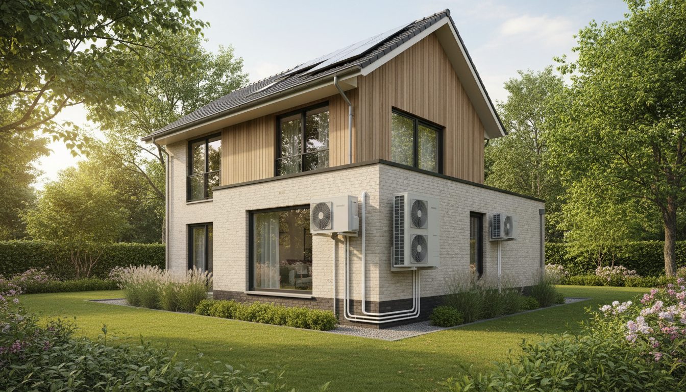 Airco installatie - Airconditioning Bakstenen Woonhuis 29