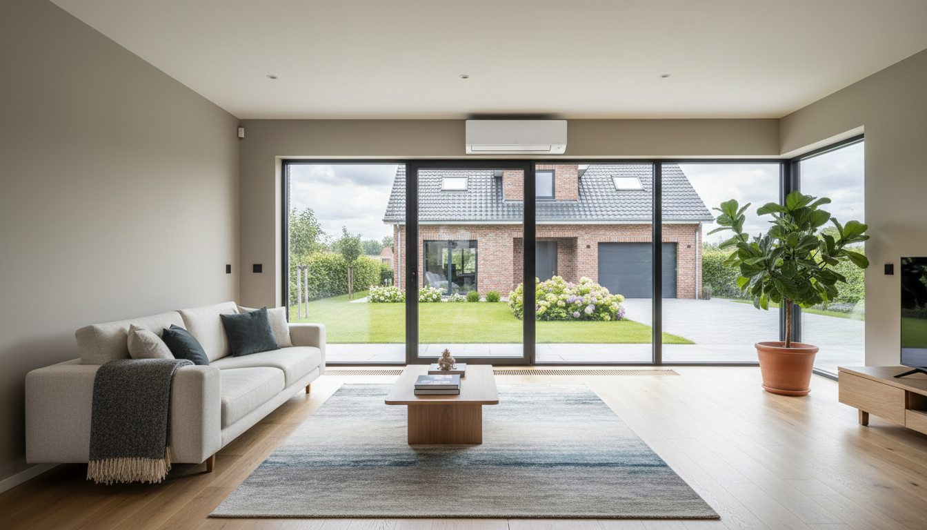 Airco installatie - Airconditioning Bakstenen Woonhuis 30